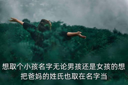 想取個小孩名字無論男孩還是女孩的想把爸媽的姓氏也取在名字當(dāng)