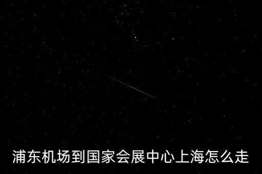 浦東機場到國家會展中心上海怎么走