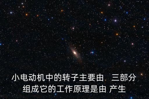 小電動(dòng)機(jī)中的轉(zhuǎn)子主要由   三部分組成它的工作原理是由 產(chǎn)生
