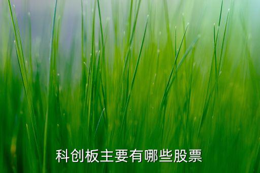 科創(chuàng)板有哪些股票，新興行業(yè)中創(chuàng)業(yè)板股有哪些