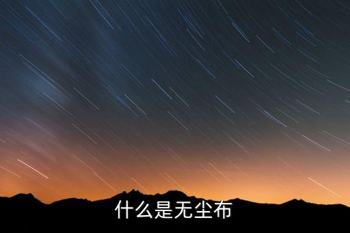 什么是無塵布
