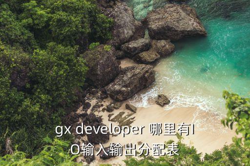 gx developer 哪里有IO輸入輸出分配表