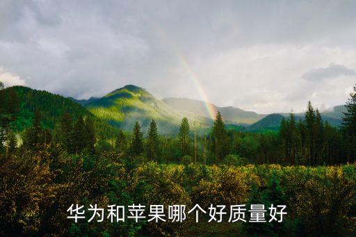 蘋果手機(jī)好還是華為手機(jī)好，蘋果和華為哪個(gè)好