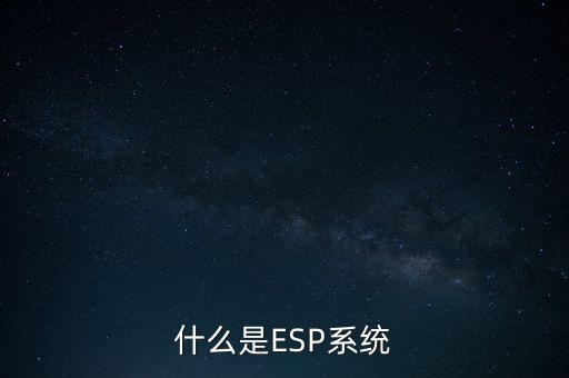 什么是ESP系統(tǒng)