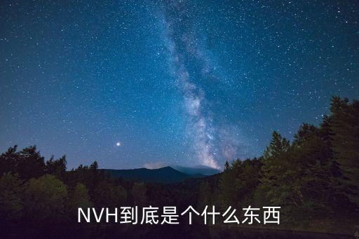 NVH到底是個(gè)什么東西