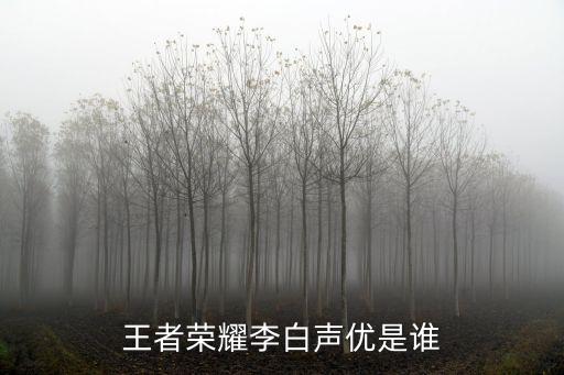 杰神，王者榮耀李白聲優(yōu)是誰(shuí)