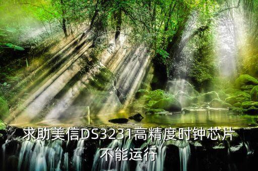 美信凌科，求助美信DS3231高精度時鐘芯片不能運行