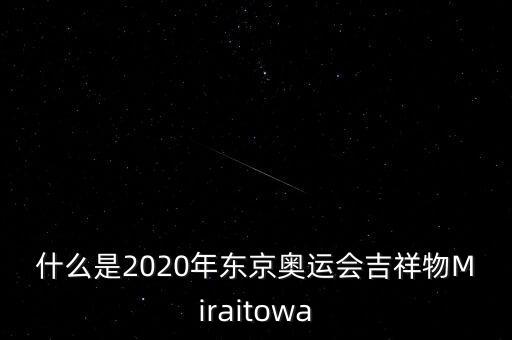 什么是2020年?yáng)|京奧運(yùn)會(huì)吉祥物Miraitowa