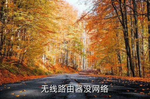 無線路由器沒網絡