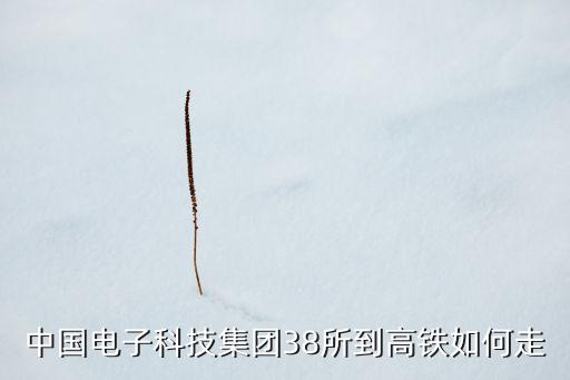 中國電子科技集團(tuán)38所到高鐵如何走