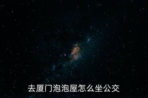 去廈門泡泡屋怎么坐公交