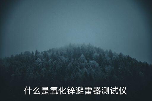 氧化鋅避雷器特性測(cè)試儀，什么是氧化鋅避雷器測(cè)試儀