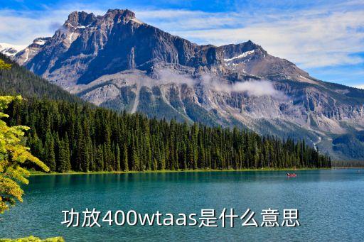 功放400wtaas是什么意思