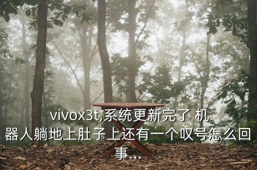  vivox3t,系統(tǒng)更新完了 機(jī)器人躺地上肚子上還有一個(gè)嘆號(hào)怎么回事...