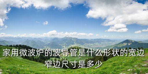 家用微波爐的波導(dǎo)管是什么形狀的寬邊窄邊尺寸是多少