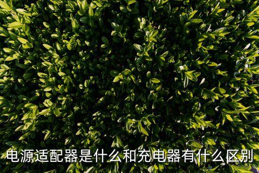 電源適配器是什么和充電器有什么區(qū)別