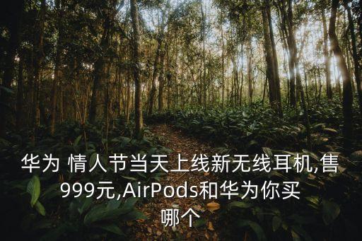 華為 情人節(jié)當(dāng)天上線新無線耳機(jī),售999元,AirPods和華為你買哪個(gè)