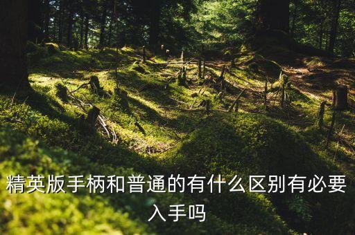 精英手柄，ps4普通手柄和精英手柄有什么區(qū)別