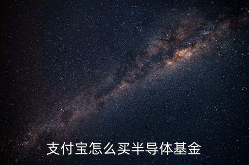支付寶怎么買半導(dǎo)體基金
