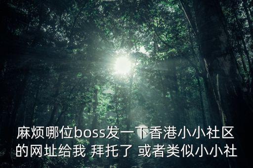 小小社區(qū)b，小小社區(qū)如何播放