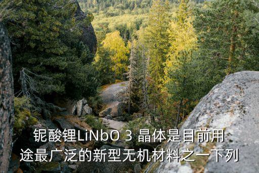 linbo3，鈮酸鋰是分子構(gòu)成還是離子構(gòu)成的物質(zhì)