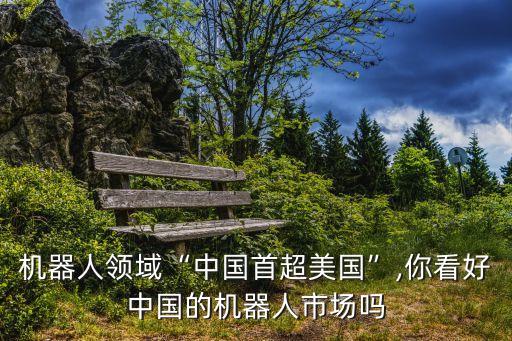 機器人領(lǐng)域“中國首超美國”,你看好中國的機器人市場嗎