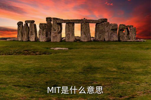 MIT是什么意思