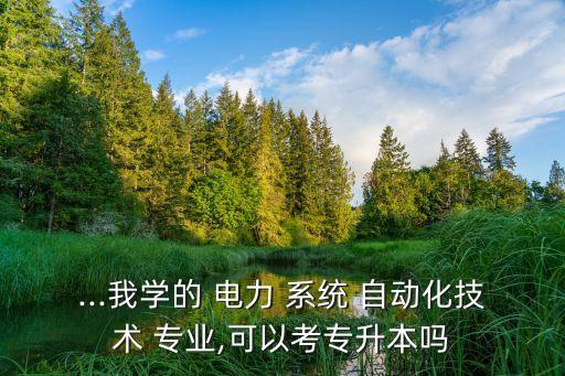 電力系統(tǒng)自動化專業(yè)本科