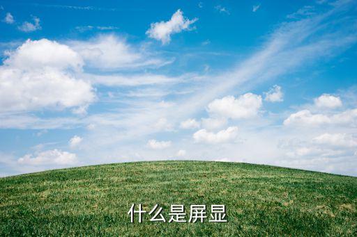 屏顯，屏顯是什么