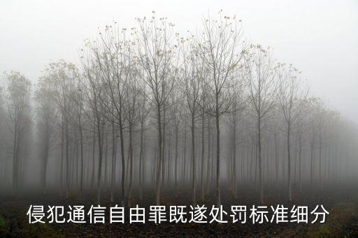 通信自由，侵犯通信自由罪既遂處罰標(biāo)準(zhǔn)細(xì)分