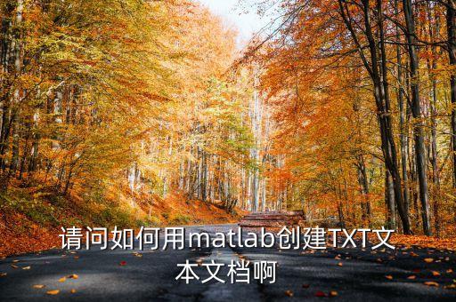 matlab文檔，請(qǐng)問(wèn)如何用matlab創(chuàng)建TXT文本文檔啊
