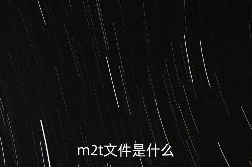 m2t文件是什么