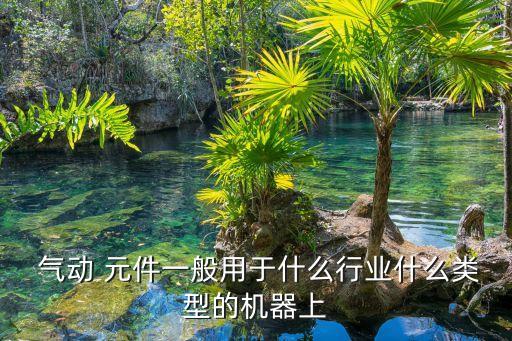  氣動 元件一般用于什么行業(yè)什么類型的機器上
