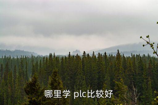 哪里學(xué) plc比較好