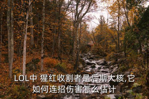 LOL中 猩紅收割者是后期大核,它如何連招傷害怎么估計(jì)