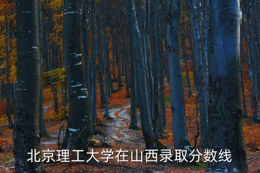 北京理工大學(xué)在山西錄取分?jǐn)?shù)線