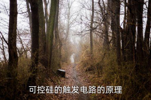 可控硅的觸發(fā)電路的原理