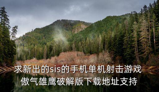 求新出的sis的手機單機射擊游戲 傲氣雄鷹破解版下載地址支持