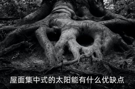 屋面集中式的太陽能有什么優(yōu)缺點