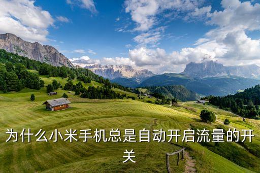 為什么小米手機(jī)總是自動(dòng)開啟流量的開關(guān)