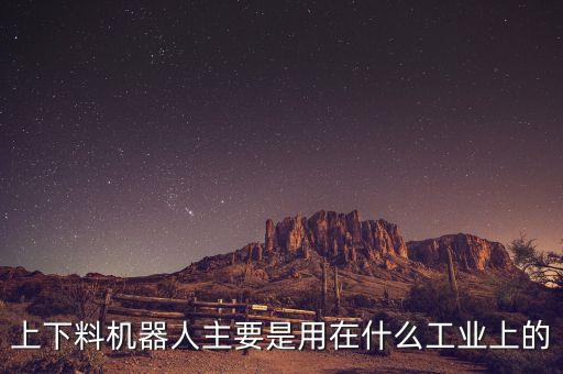 上下料機(jī)器人主要是用在什么工業(yè)上的