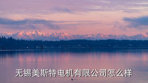 無錫美斯特自動化設(shè)備,無錫美斯特電機(jī)有限公司怎么樣?