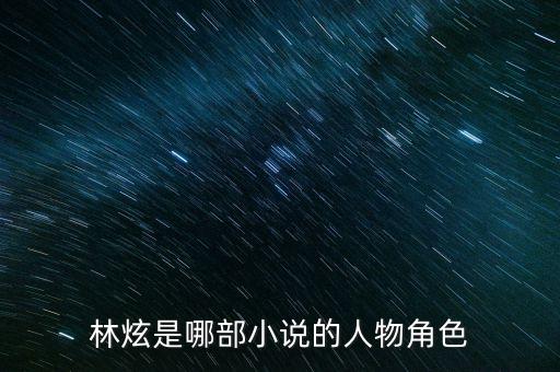 林炫是哪部小說(shuō)的人物角色