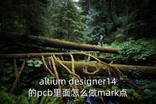 altium designer14的pcb里面怎么做mark點