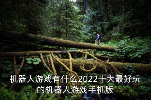 機(jī)器人游戲有什么2022十大最好玩的機(jī)器人游戲手機(jī)版