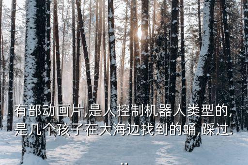 有部動(dòng)畫片,是人控制機(jī)器人類型的,是幾個(gè)孩子在大海邊找到的蛹,踩過...
