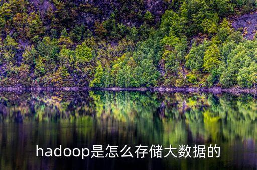 hadoop是怎么存儲(chǔ)大數(shù)據(jù)的