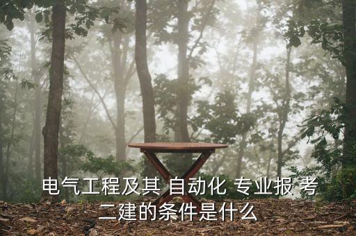 電氣自動化專業(yè)不能考二建嗎,大專電氣自動化可以考二建嗎