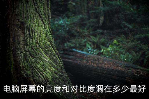 電腦屏幕的亮度和對(duì)比度調(diào)在多少最好