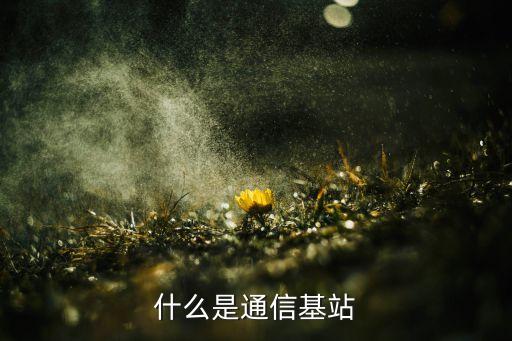 基站，基站是什么